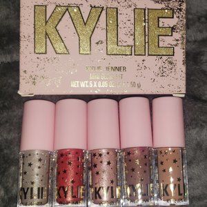 KYLIE COSMETICS HOLIDAY MINI 5 PC GLOSS SET LIMITED EDITION $50